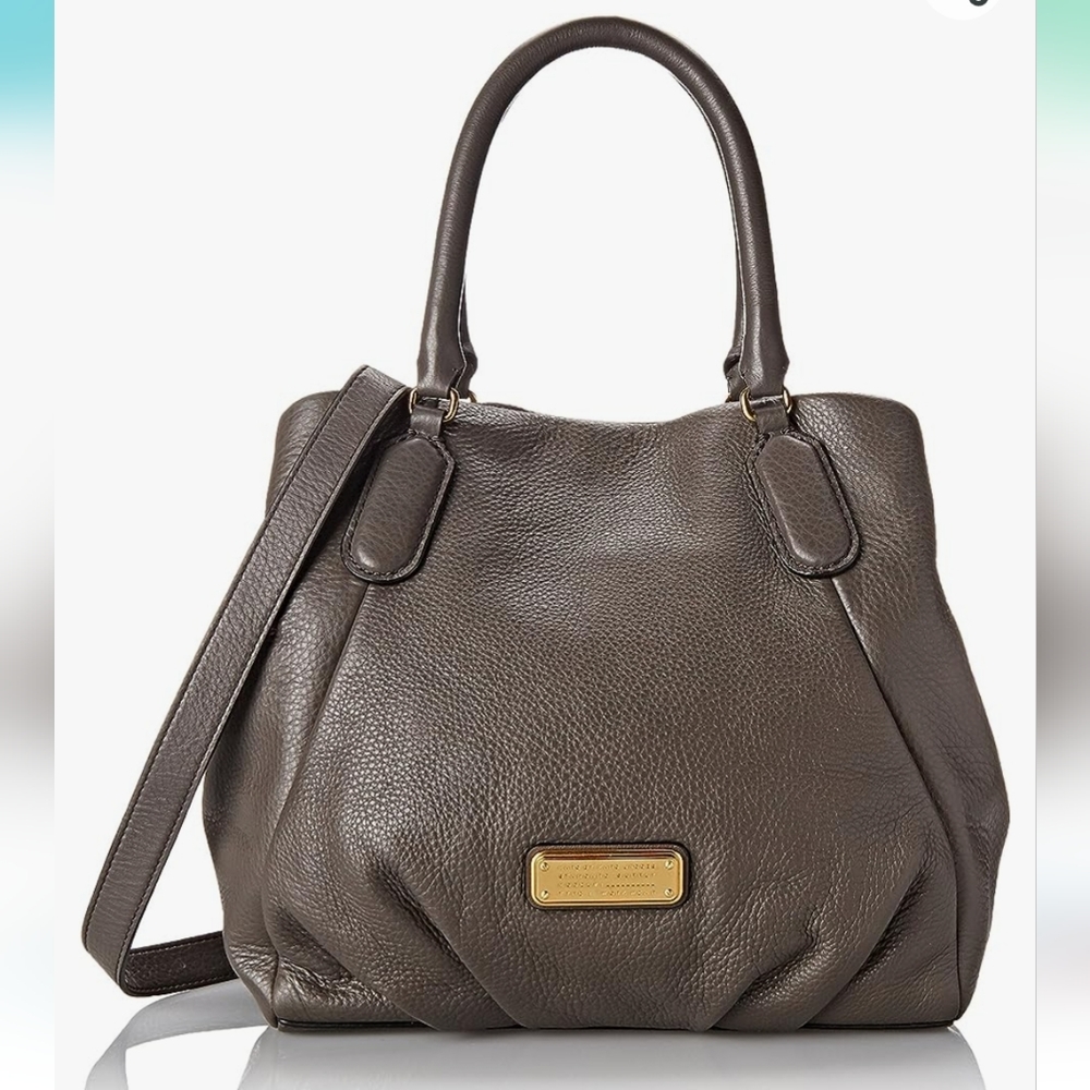 Marc by Marc Jacobs Pebbled Leather Shoulder Bag - Dark Brown